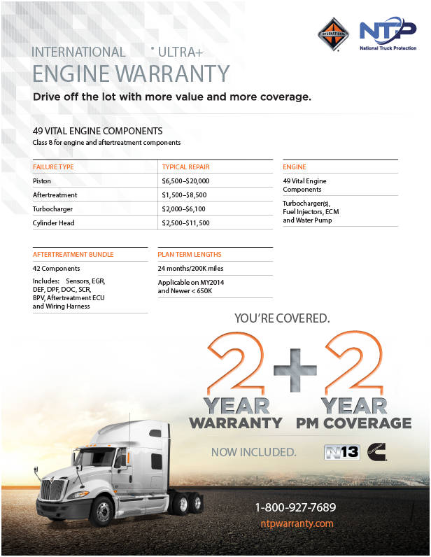 Norfolk Truck Center Engine Warranty